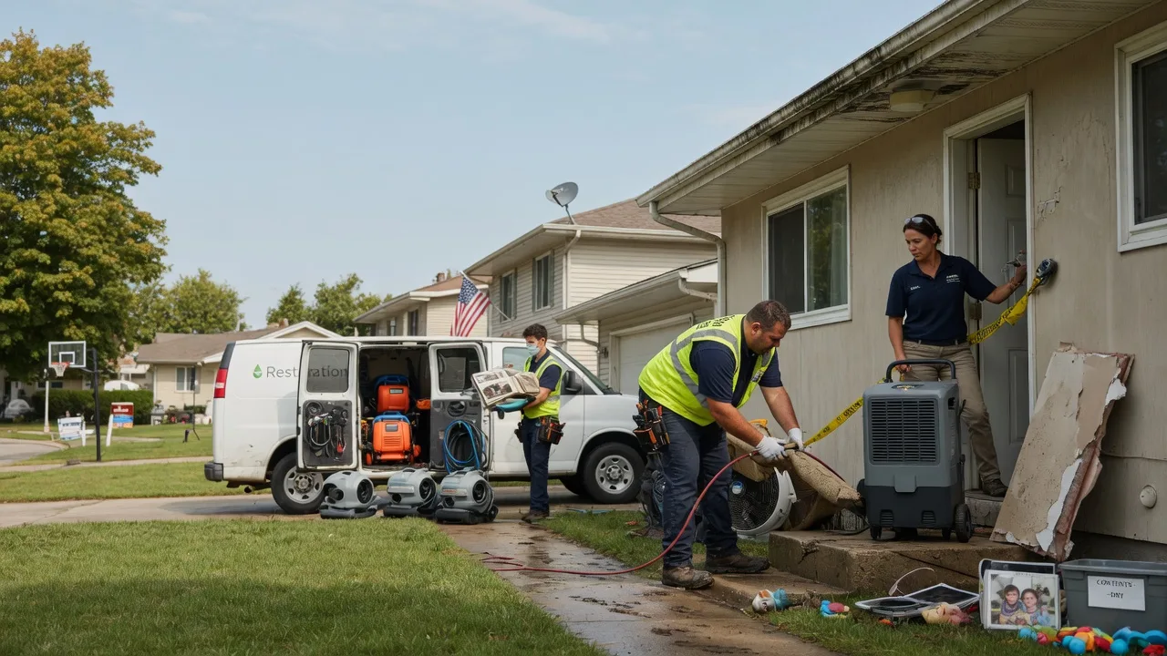 Water Damage Restoration in Black Earth, WI near me